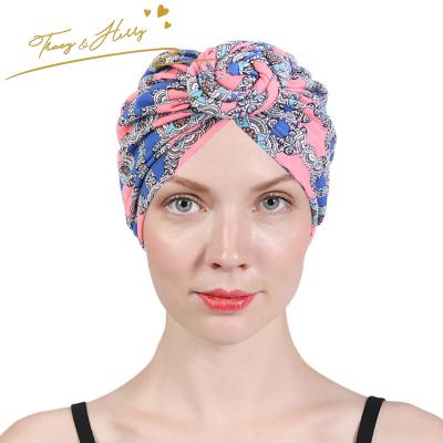 China DecorateÂ   Tracy and Herry European and American Popular Ethnic Arab Islamic Hats Baotou Hat Scarf Swirl Hats Indian Turban for sale