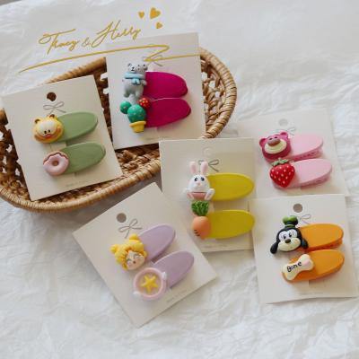 China Decoration Tracy and Herry Korean Style Kids Cartoon Hair Clips Spring Sweet Platypus Clip Hair Accessories for Baby Cute Hair Clips for sale