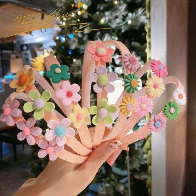 China Tracy Hair Decoration and Herry Style Fashion Hot Selling Korean Hair Bands Accessories Cartoon Series Colorful Ornament Flower Headband for sale