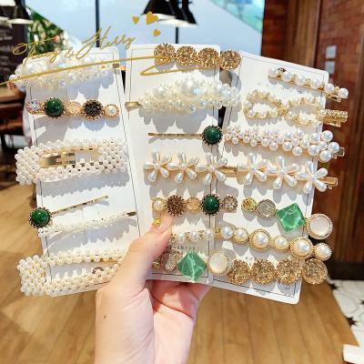 China Wholesale Tracy&Herry Hair Accessories Women Hair Accessories Beads Girls Accessories Clips Rhinestone Hair Clips Women Accessories Women Hair Clips for sale