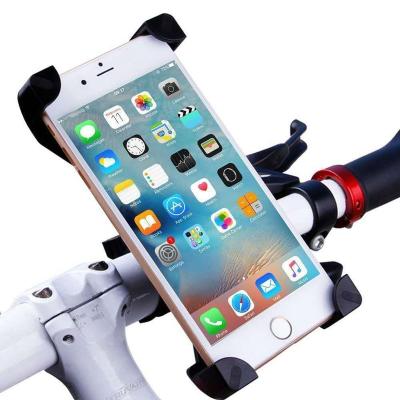 China PORTABLE PORTABLE Bike Bicycle Four-Claw Mobile Phone Bracket Bike Mountain Bike Navigator Mobile Phone Bracket for sale