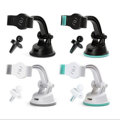 China Amazon's Latest Suction Cup Adjustable 360 ​​Degree Car Dashboard 2-in-1 Rotating Phone Bracket for sale