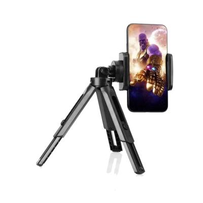 China 2023 New Arrival Products Adjustable Professional Mobile Phone Tripod Height Support Table Tripod 360 Rotation Phone Desktop Tripod for sale