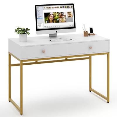 China Customized Computer Office Desk 2 Drawers Study Office Table Design For Home Office for sale