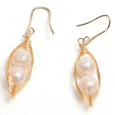 China TRENDY Crystal Flower Star Heart Statement Earrings Real Shell Pearl Dangle Drop Earrings Women Long Big for sale