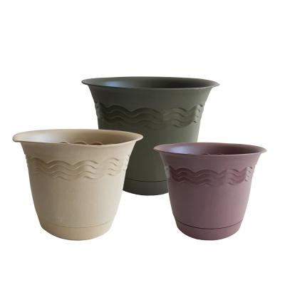 China Wholesale Ronbo Light Hard Plastic Pots Sunrise Large Flower Pots Flower Pots for sale