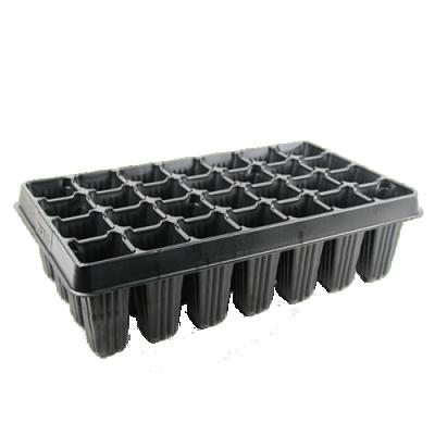 China Wholesale Black Lightweight Plastic Seed Growth Ronbo Sunrise 28T Nursery Seeding Tray for sale