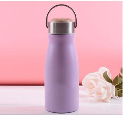 China Sustainable Customized Colored Stainless Steel Tea Cup Thermos Vacuum Flask Water Bottles for sale