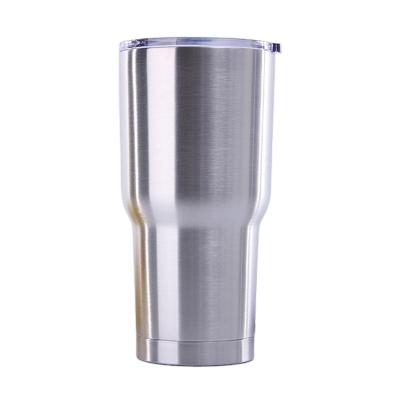 China Viable Custom Logo Top Quality Drinking Stainless Steel Reusable Cups With Lids And Straw for sale