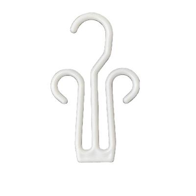 China Eco-friendly manufacturer can customize LOGO plastic shoe hook display shoe hook supermarket display sandal cloth shoe hook for sale