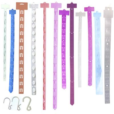 China Eco-friendly High Quality Bestselling Clear Plastic Supermarket Clip PVC Display Plastic Hanging Strip for sale