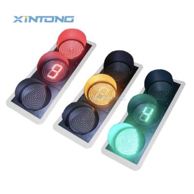 China City Road XINTONG LED Full Page Traffic Light with Countdown Timer 200mm 300mm 400mm for sale