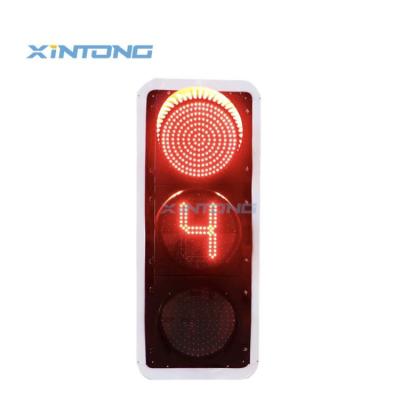 China City Road XINTONG LED Full Page Traffic Light with Countdown Timer Factory for sale