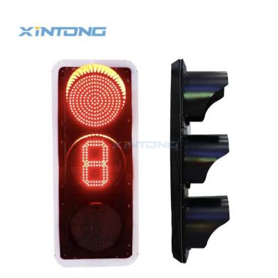 China City Road XINTONG Full Screen Waiting LED Traffic Light with Countdown Timer SMD IP65 for sale