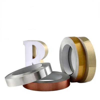 China 0.3mm-30mm Sus304 Stainless Steel Letter Trim Cap AiSi Letter Trim Cap for sale