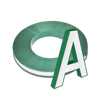 China Green 0.5mm 0.6mm Channelume Aluminum Channel Letter Coil Suppliers for sale