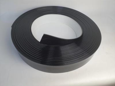 China 68MM 70MM 76MM 93MM Aluminum Alloy Coil Trim Cap In Black Channel Letter Trim Cap for sale