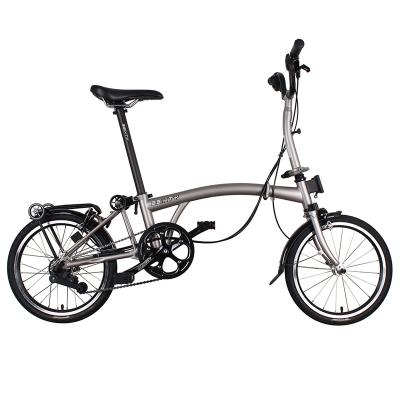 China Chrome-molybdenum steel factory folding bike 16 carbon fiber folding bike wholesale dahon folding bike for sale