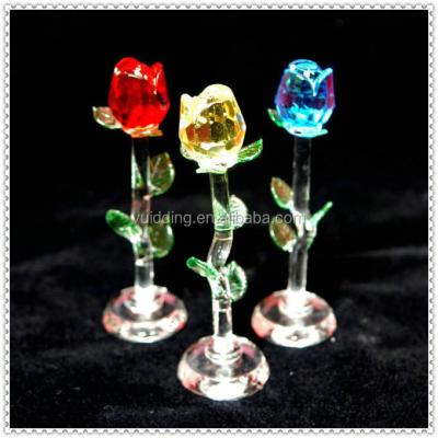 China Europe Factory Cheap Holiday Favors Glass Lighting Rose 1 Dollar Gifts for sale