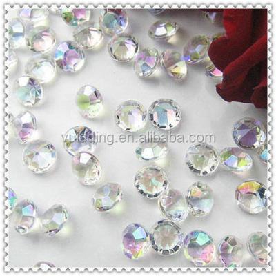 China Wedding& Party Decoration Diamond Scatter Confetti For Wedding Iridescent Acrylic Ceremony Decoration for sale