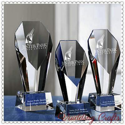 China Europe Faceted Crystal Champions League Trophy For Business Gifts for sale