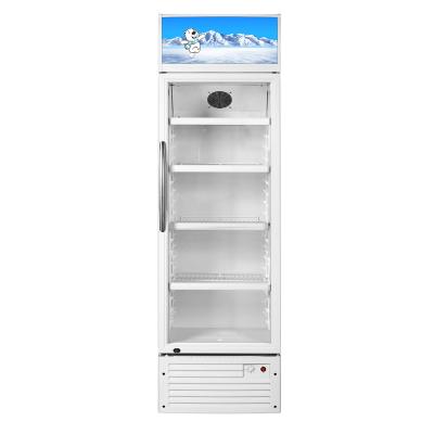 China Hot Sale Latest Hotel Freezer Refrigerator Upright Display Freezer With Glass Door for sale