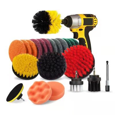 China Hygiene Cleaning Brush 5 Pcs Drill Sweep Power Cleaning Brush Kit Drill Brush Car Cleaning Attachment Set For Bathroom Surfaces Tub Car for sale