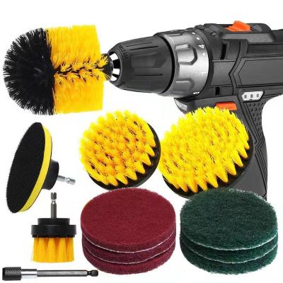 China Household Tools Hygiene Cleaning Brush Hardware Tools Electric Drill Brush 4 Sets Sweep Kitchen Electric Cleaning for sale