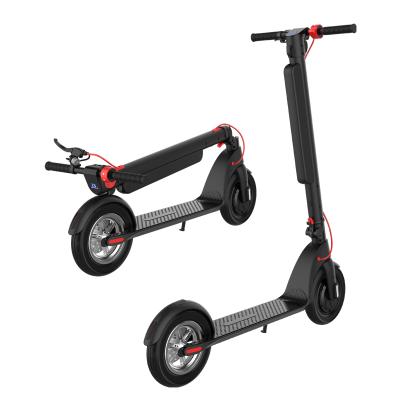 China Popular 2 Wheel Unisex 36V Max 350W Strong 10 Inch Electric Scooter For Adult In Europe Warehouse for sale