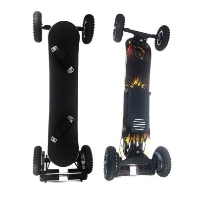 China Outdoor Activities Electric-Mountain Cheap Board Motor Dual All Terrain Off Road Electric Skateboard With Drop Shipping for sale