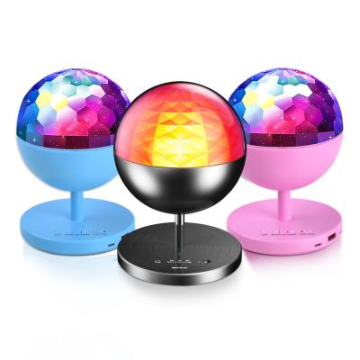 China Contemporary RGB LED Party ELED Crystal Ball Party Lighting 2 in 1 DJ Club Disco Sunflower Ball Disco Lights for sale