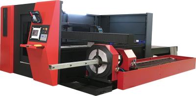 China Heavy Duty Tube Plate Fiber Laser Cutting Machine 4000*2000mm for sale