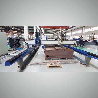 China Huaheng Procut Drilling Bevel Integrated CNC Cutting Machine High Rigidity for sale