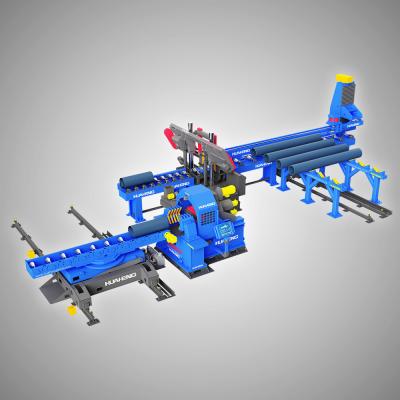 China Precise Cold Cutting Beveling Production Line For 8-24