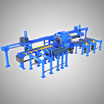 China Integrated Cutting And Beveling Machine Pipe Preparation Line for sale