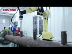 Container Robot Intersecting Line Welding Work Station