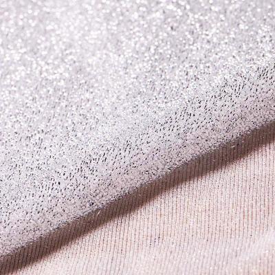 China Hotsale Metallic Silver Metallic Woven Fabric 90 Yarn Fabric Polyester 10 Other Lurex Blend For Causal Stage Show Party Dress for sale