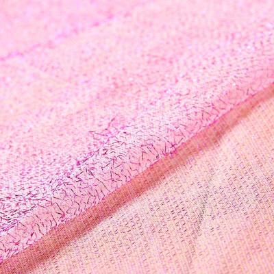 China Polyester 90 10 Metallic Woven Dress Rose Metallic Yarn Fabric Wedding Other Lurex For Stage Show Evening Dress for sale