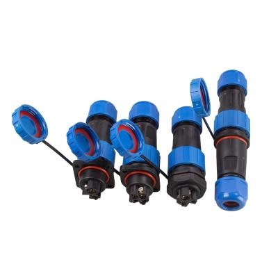 China Power Connector IP68 TY20-2/3/4 Solderless Waterproof Wire Harness Assembly Male/Female Locknut/Flange/Plug&socket Docking for sale