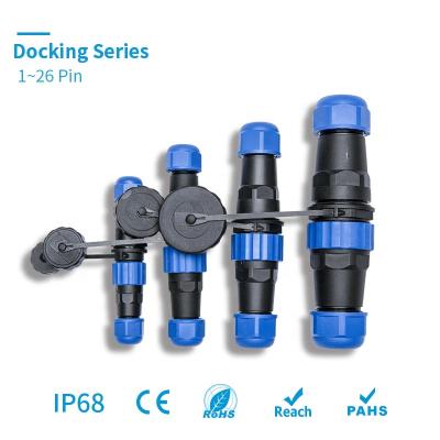 China Waterproof Male & Female LED Screen IP68 Connector SD SP13-16-20-28 2/4/5/6/7/9/14 3 Pin LED Butt Cable Connector Aviation Plug for sale