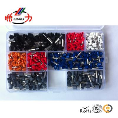 China PVC Crimp Nylon Copper Connector Insulated Cord Pin End Terminal Ferrules Kit Set Wire for sale