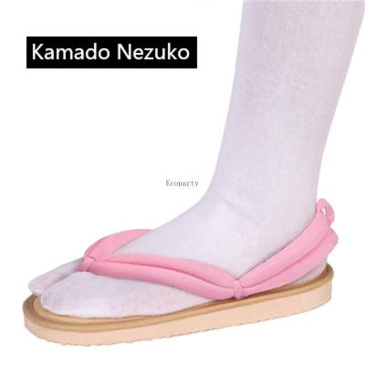 China Ecoparty Cosplay Costumes Demon Slayer Kimetsu New No Yaiba Shoes Kamado Tanjirou Kamado Nezuko Agatsuma Zenitsu Sandal for sale