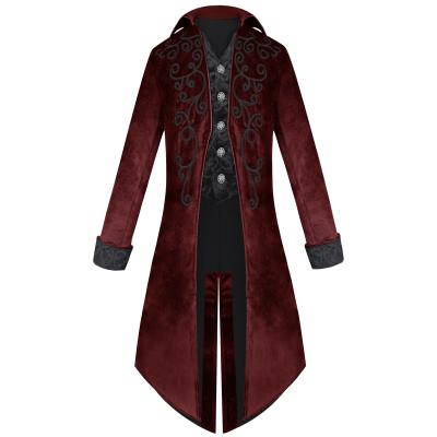 China Long comfortable tuxedo jackets Anime Cosplay medieval costume dresses for men ecoparty for sale