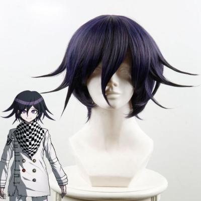 China Danganronpa V3 Costumes Killing Harmony Ouma Kokichi Costume Dangan Ronpa Heat Resistant Synthetic Hair Men Wigs Short Wig Cosplay for sale