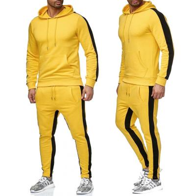 China New Breathable 2 Piece Set Men Hoodies Suit Mow Warm Tracksuit Men Suit Hoodie+Sweatshirt Pants Hip Hop Jogging Hooded Tracksuit for sale