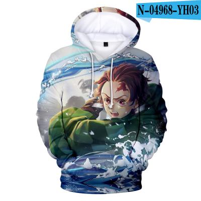 China Ecoparty Hoodies Demon Slayer Kimetsu QUICK DRY Kimetsu Kamado Tanjirou Nezuko no Yaiba Costumes Tomioka Giyuu Zenitsu Printed Zipper Sweaters for sale