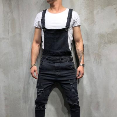 China Viable Wholesale Mens Denim Jeans Overalls Suspenders For Men for sale