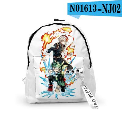 China Ecoparty 3D Printing Oxford Key Chain Vogue Waterproof Travel Anti Theft Small Bags My Hero Academia School Bags for sale