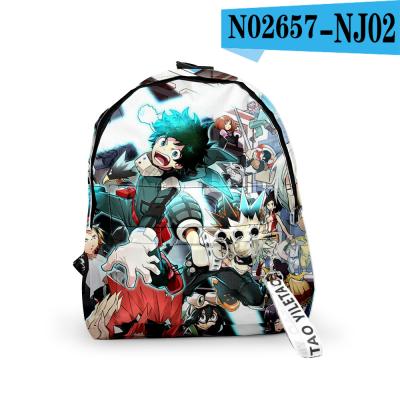 China Anime ecoparty Anti-theft 3d Printing My Hero Academia Cosplay Backpack for sale