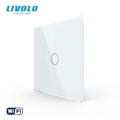 China Livolo Wifi Wall Light Touch UK Standard Switch, 1way Smart Wireless Sensor Control, Backlight Display, VL-B601NY-3G for sale